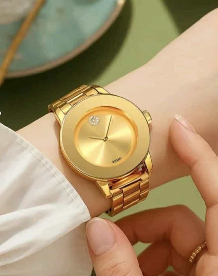 Gold Coloured Ladies Watch