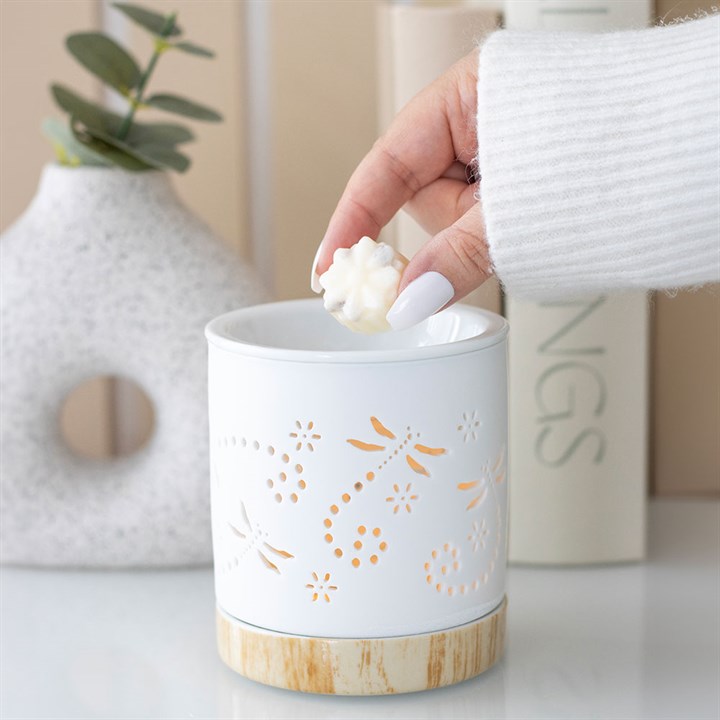 Dragonfly Matte Ceramic Oil/Wax Burner